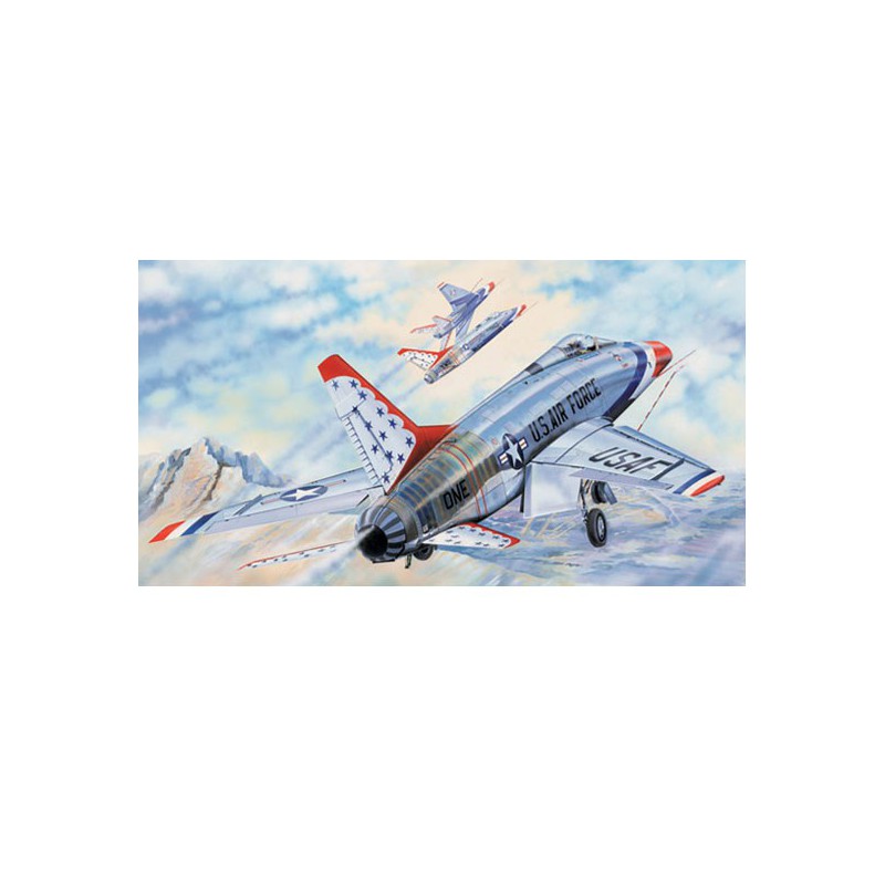 F-100D plastic plane model Thunderbirds | Scientific-MHD