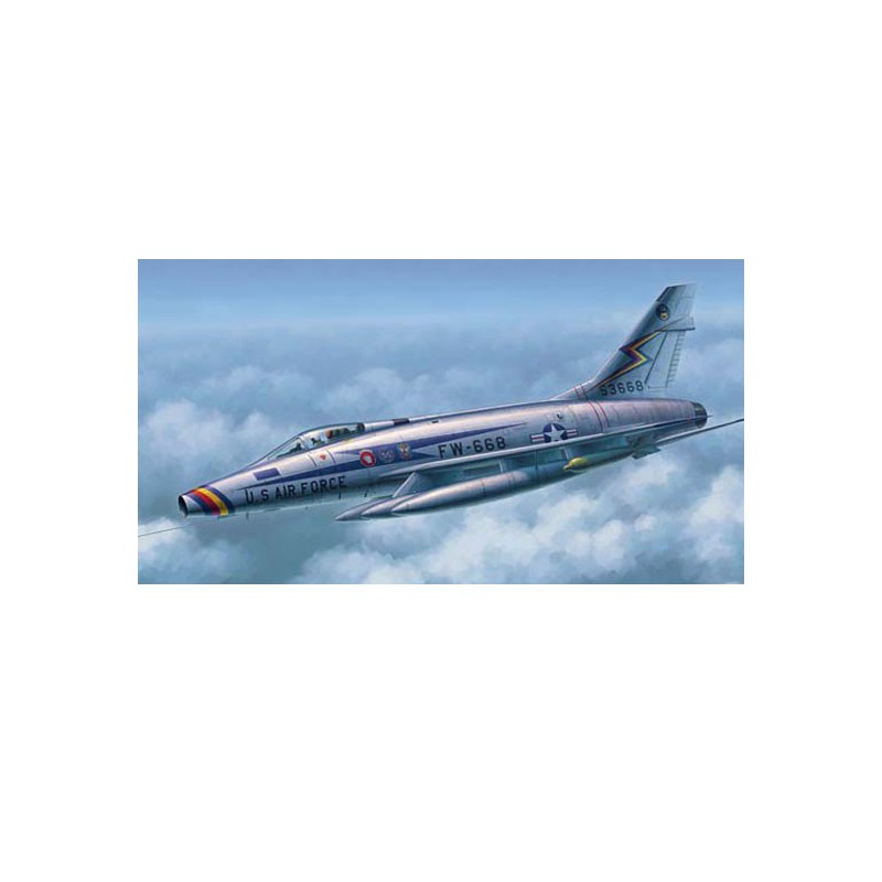 F-100D super saber plastic plane model | Scientific-MHD