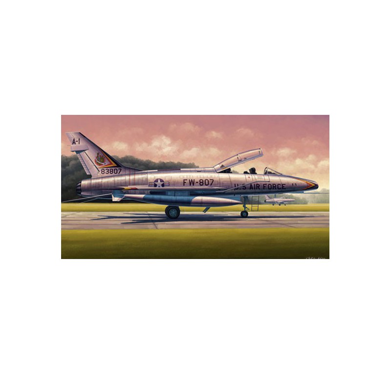 F-100F plastic plane model Super saber | Scientific-MHD