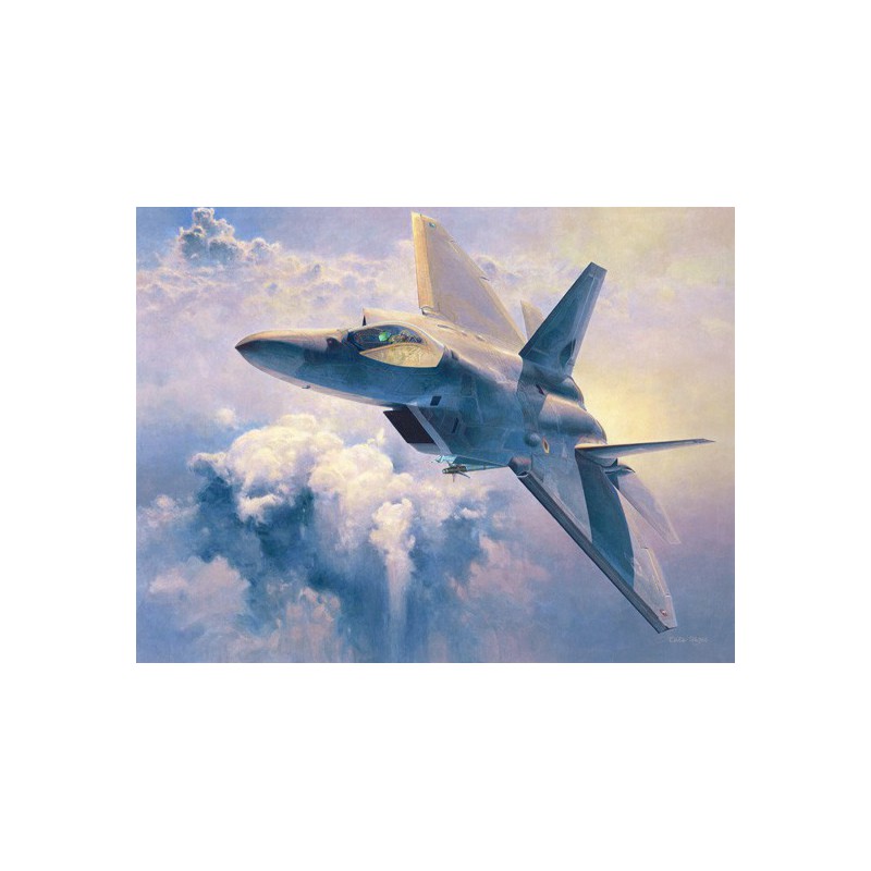 Plastic plane model F-22 Raptor 1/48 (PT45) | Scientific-MHD