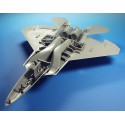Plastic plane model F-22 Raptor 1/48 (PT45) | Scientific-MHD