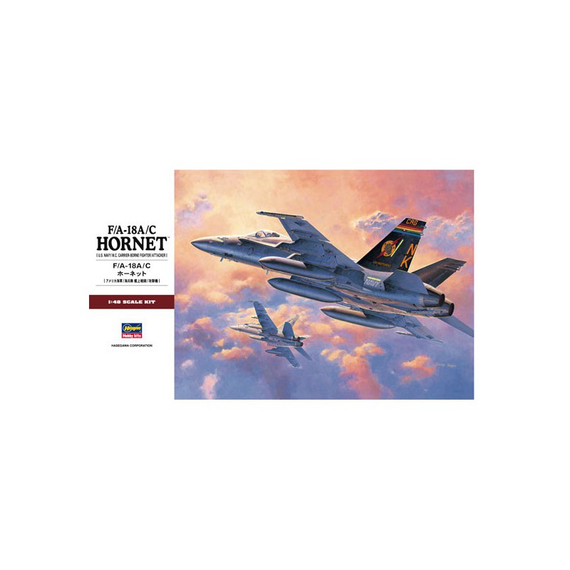 F/A-18 Plastic plane model/C Hornet 1/48 | Scientific-MHD
