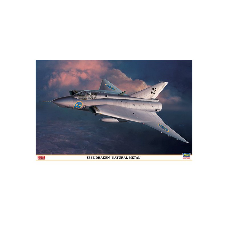 Plastic plane model S35E Draken 1/48 | Scientific-MHD