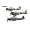 Zero Fighter plastic plane model type 21 & Type 99 Carrier Dive-Bomber Model 11 & Type 97 Carrier Attack-Bomber Model 3 1/48 | S Zero Fighter plastic plane model type 21 & Type 99 Carrier Dive-Bomber Model 11 & Type 97 Carrier Attack-Bomber Model 3 1/48 | S