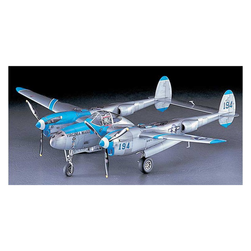 P-38 Lightning plastic plane model (JT1) 1/48 | Scientific-MHD