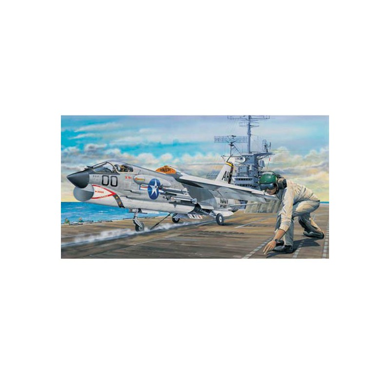 F-8e Crusader plastic plane model | Scientific-MHD