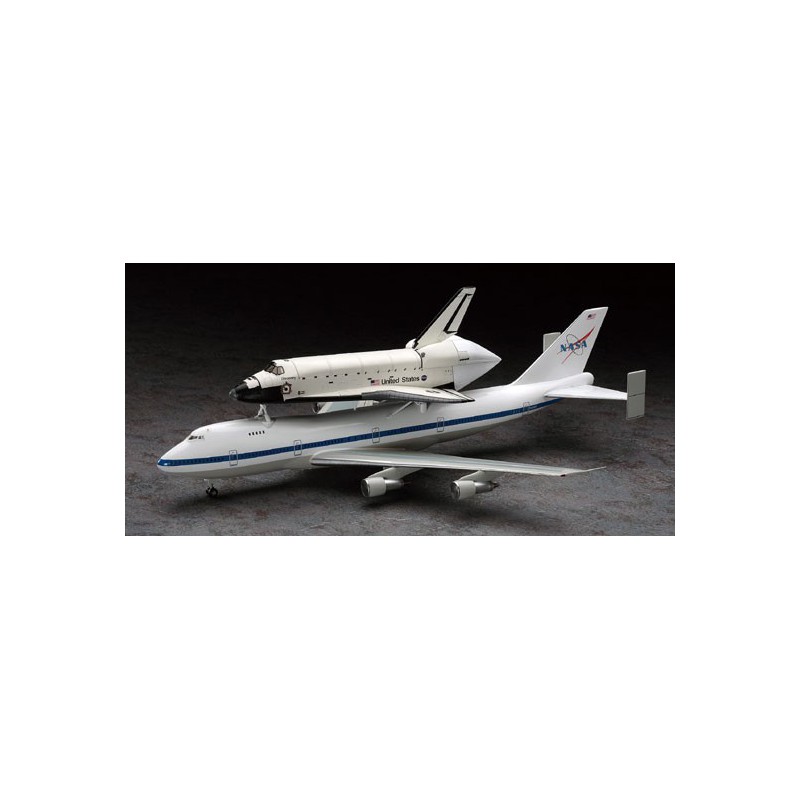 Plastic plane model Space Shuttle & Boeing 1/200 | Scientific-MHD