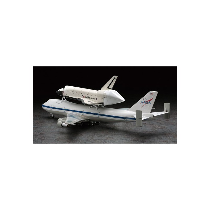 Plastic plane model Space Shuttle & Boeing 1/200 | Scientific-MHD