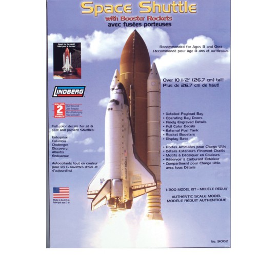 Space Shuttle + Booster 1/200 plane plane model Space Shuttle + Booster 1/200 plane plane model | Scientific-MHD