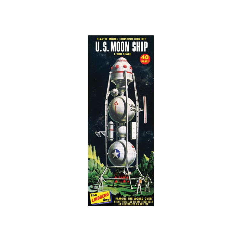 Plastic boat model U.S. Moon Ship 1/96 | Scientific-MHD