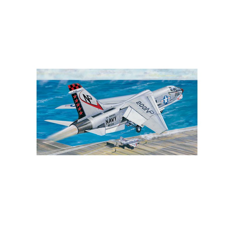 F-8J Crusader plastic plane model | Scientific-MHD