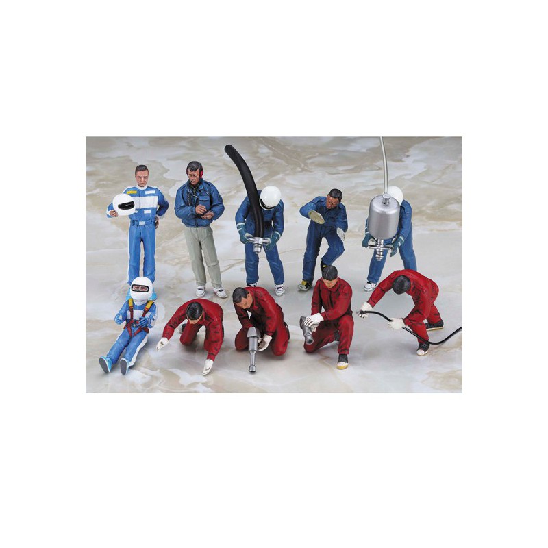 Plastic car model Race figurines (10) 1/24 | Scientific-MHD