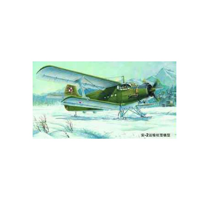 Antonov An-2 Colt on Skis plastic plane model | Scientific-MHD Antonov An-2 Colt on Skis plastic plane model | Scientific-MHD