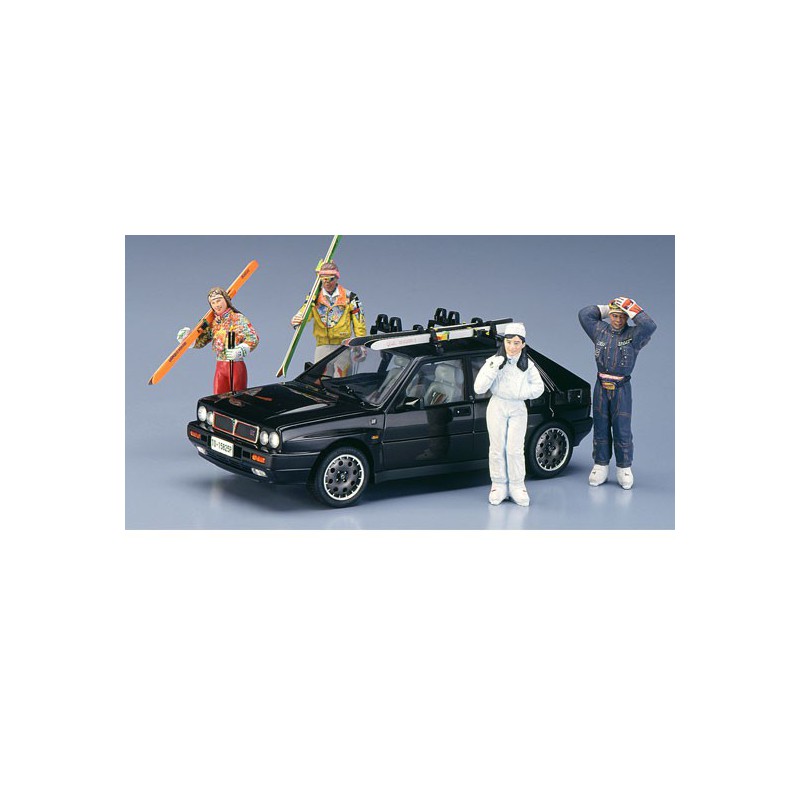 Lancia Delta HF Integrale 16v Ski Plastic Plastic Model 1/24 | Scientific-MHD