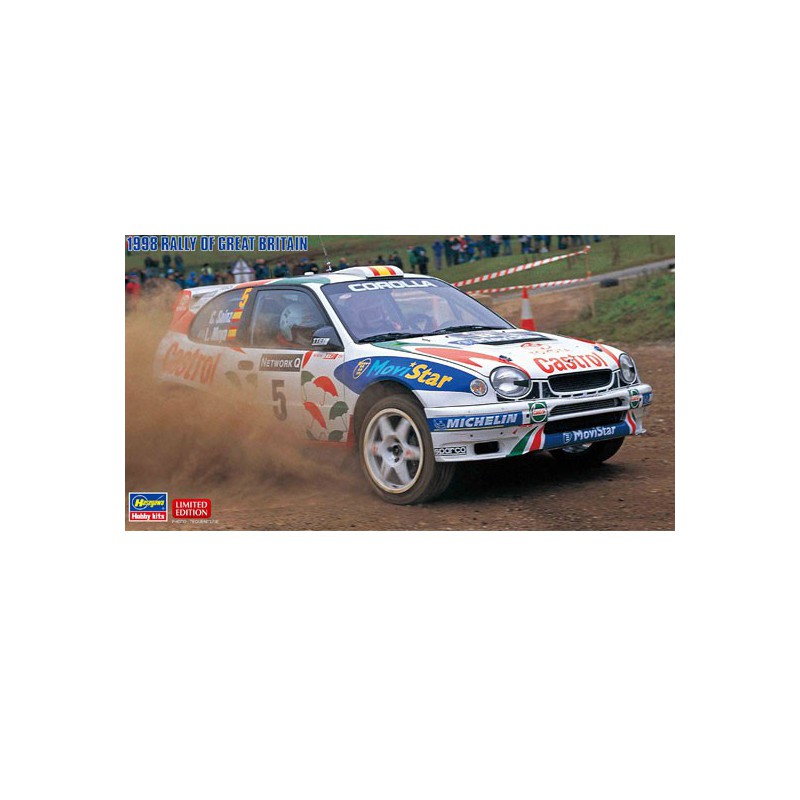 Toyota Corolla WRC 1998 1/24 plastic car cover | Scientific-MHD