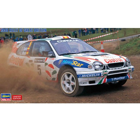 Toyota Corolla WRC 1998 1/24 plastic car cover Toyota Corolla WRC 1998 1/24 plastic car cover | Scientific-MHD