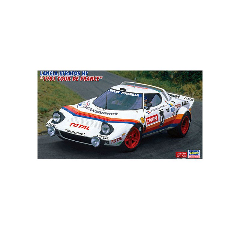 Lancia Stratos 1981 TDF 1/24 plastic car cover | Scientific-MHD