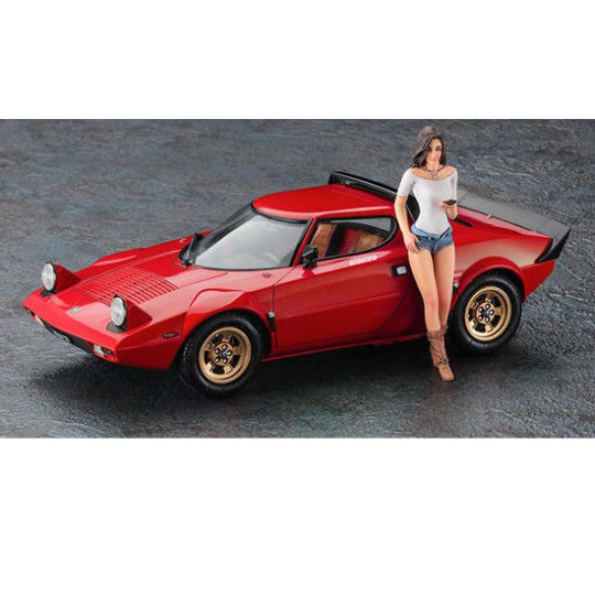 Lancia Stratos HF Stradale plastic carpet + 1/24 figurine Lancia Stratos HF Stradale plastic carpet + 1/24 figurine | Scientific-MHD