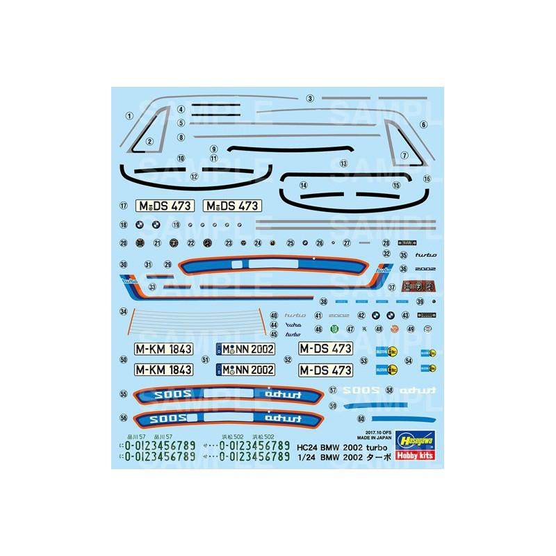 BMW 2002 Turbo 1/24 plastic car cover | Scientific-MHD