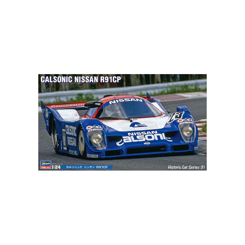 Plastic car cover Calsonic Nissan R91CP 1/24 | Scientific-MHD