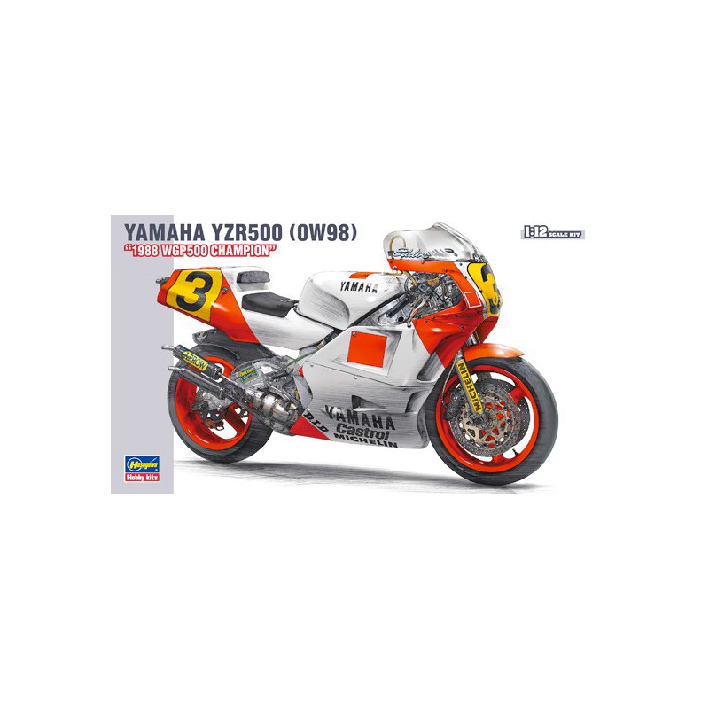 Yamaha yzr500 1988 1/12 plastic motorcycle model | Scientific-MHD