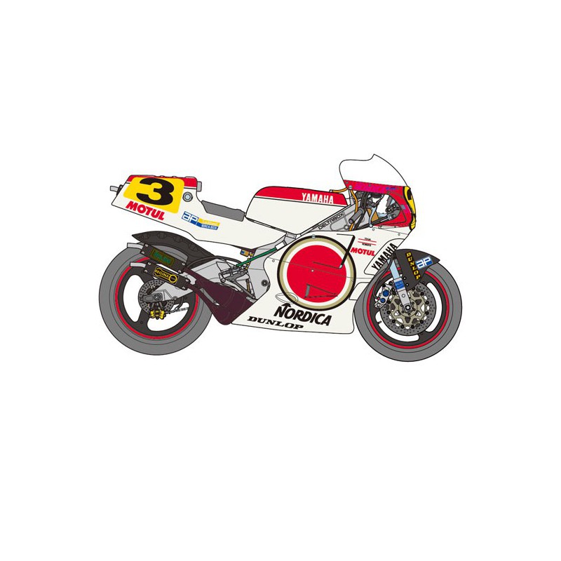 Yamaha yzr5001/12 plastic motorcycle model | Scientific-MHD