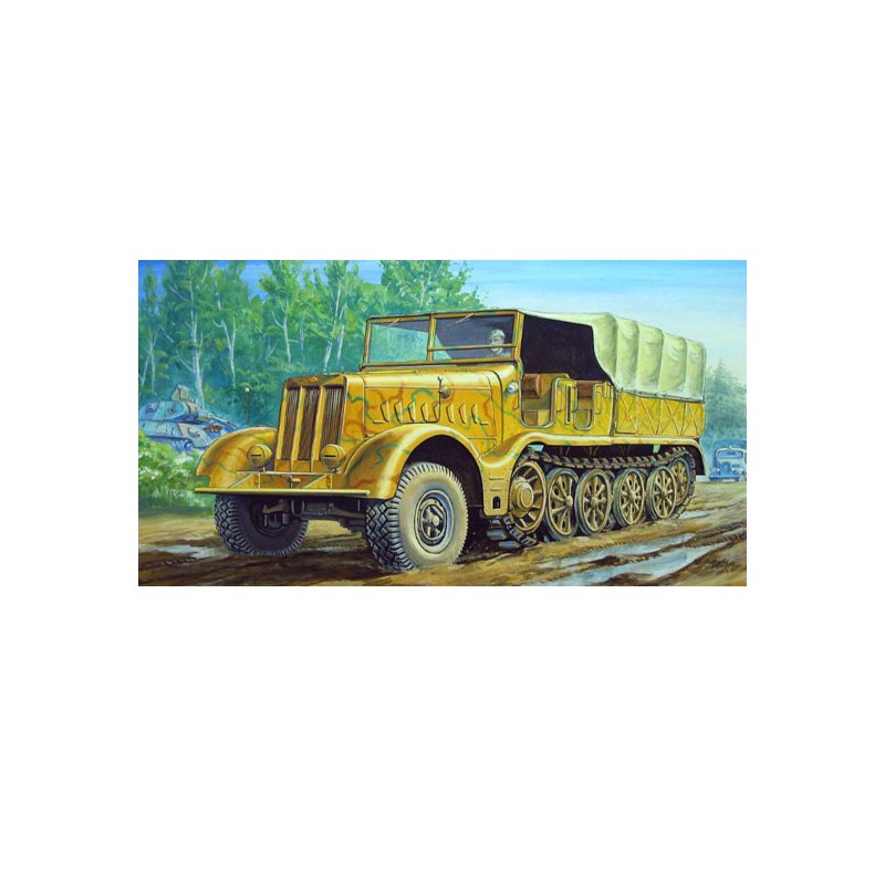 Famo sd.kfz.9/18 Ton Halftrack plastic plastic model | Scientific-MHD
