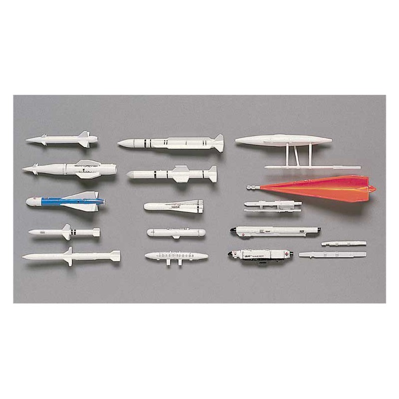 Plastic plane model x72-4 US air Floor 1/72 missiles | Scientific-MHD