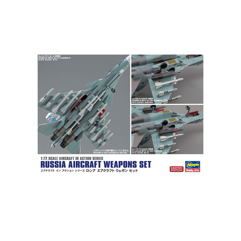 Russian Aircraft Weapons set 1/72 plastic plane model | Scientific-MHD