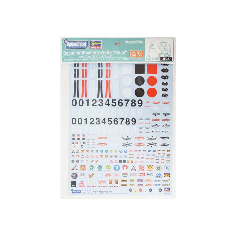 Decals plastic science fiction model for mechatrovego | Scientific-MHD