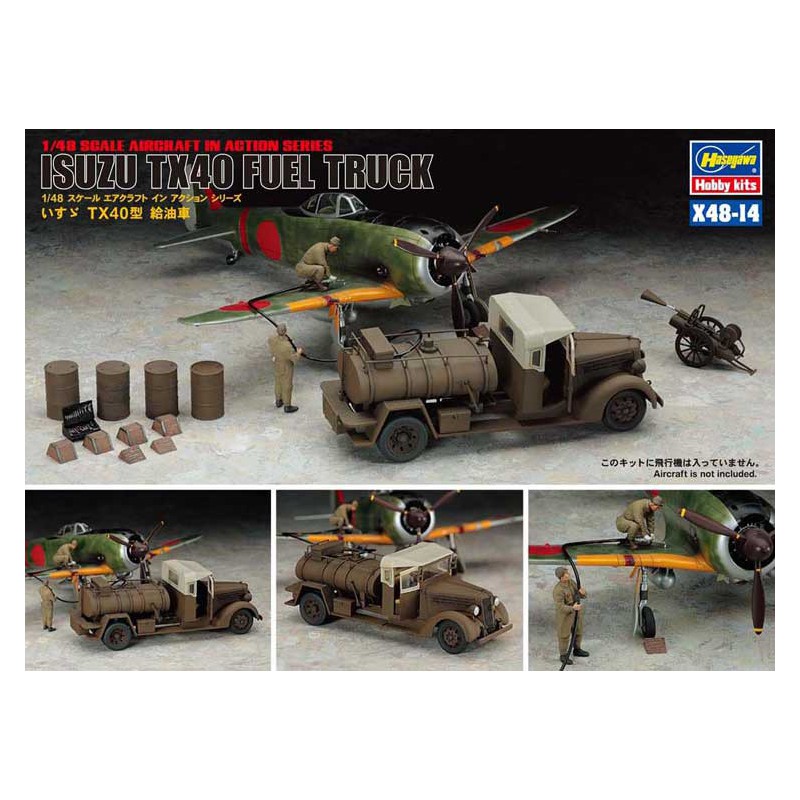 Plastic truck model isuzu tx40 fuel truck 1/48 | Scientific-MHD