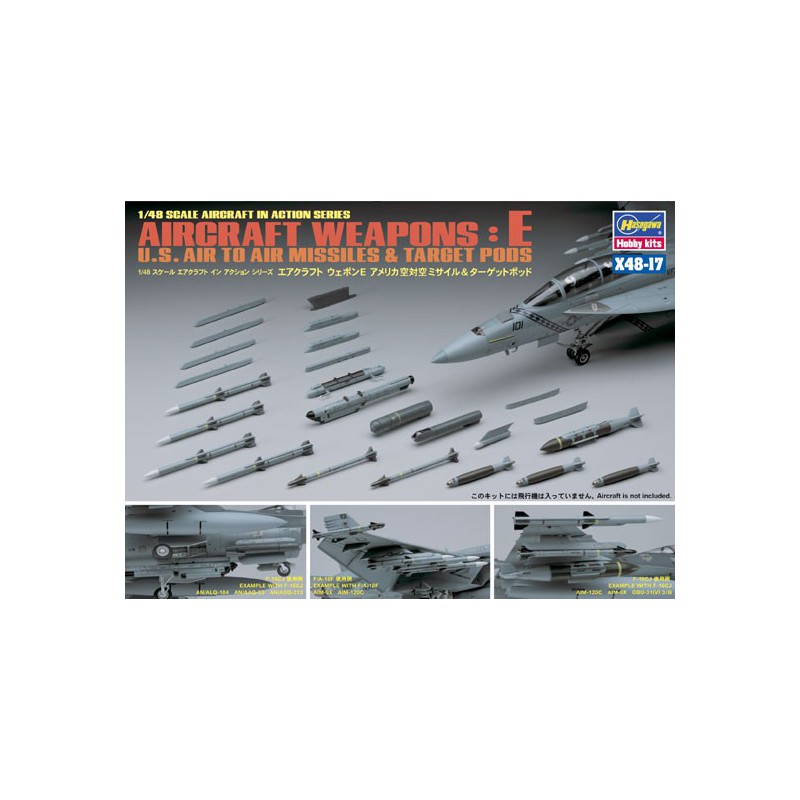 X48-17 plastic plane model U.S. Aircraft WeApons e | Scientific-MHD