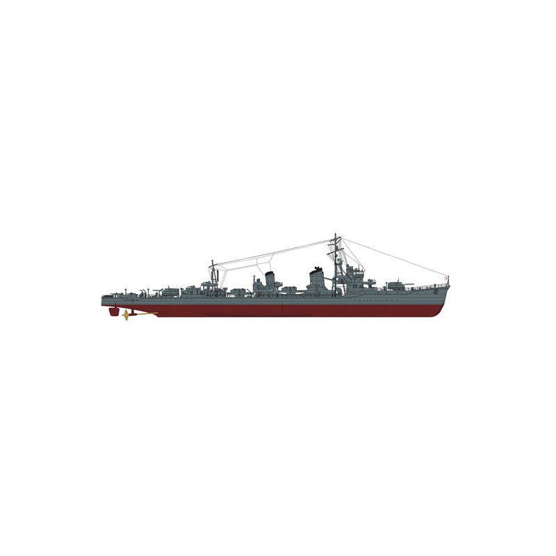 IJN Nowaki S. Details 1/350 plastic boat model | Scientific-MHD