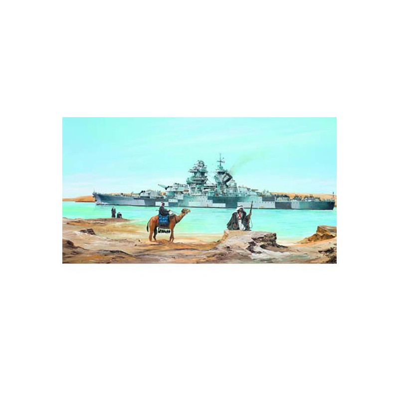 Plastic boat model french battleship richelieu | Scientific-MHD