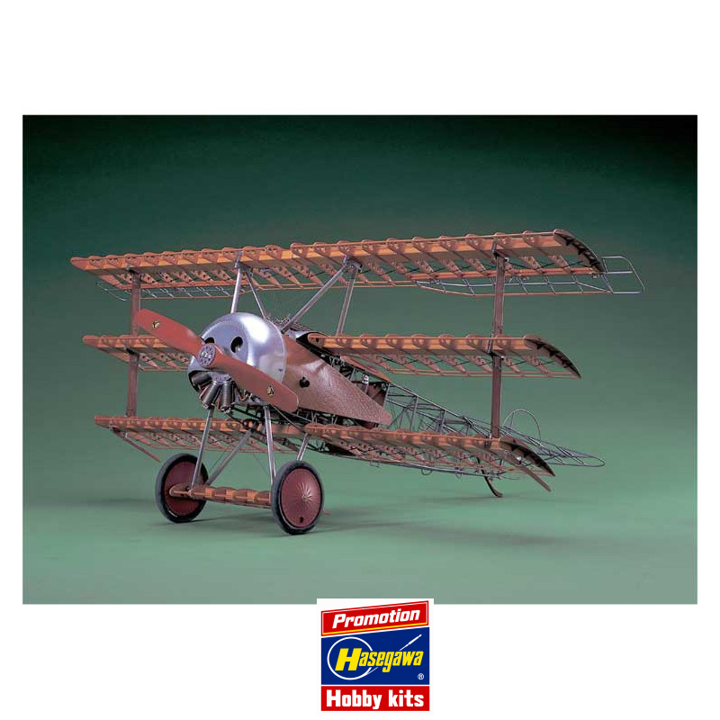 Wooden plane model Fokker Dr.1 Bois1/8 | Scientific-MHD