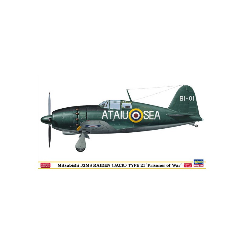 Plastic plane model J2M3 Prisoner of War 1/48 | Scientific-MHD