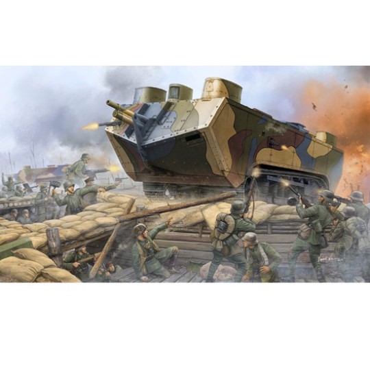 Saint Chamond H. Tank WWI 1/35 plastic tank model Saint Chamond H. Tank WWI 1/35 plastic tank model | Scientific-MHD