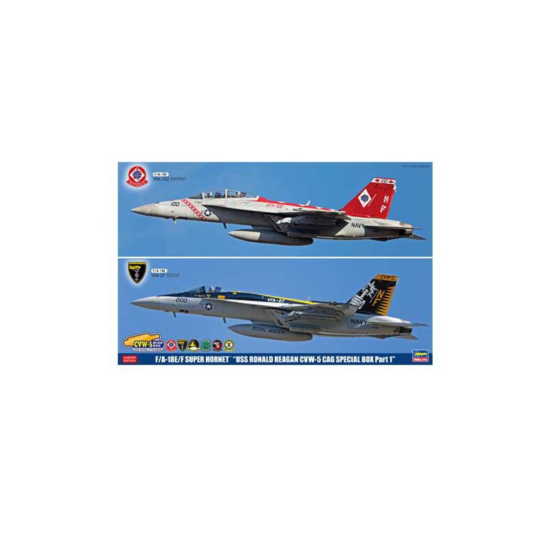 Plastic plane model F/A-18E USS R. Reagan 1/72 | Scientific-MHD