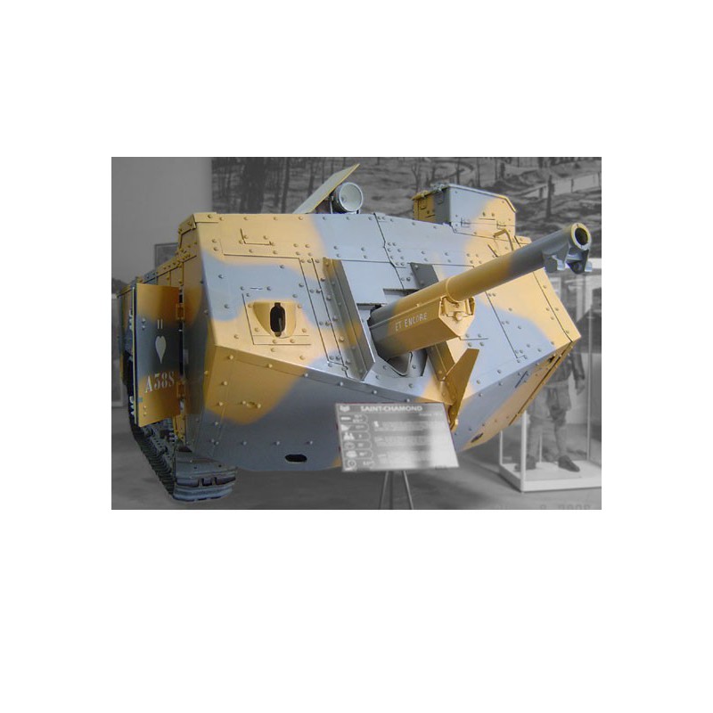 Saint Chamond H. Tank WWI 1/35 plastic tank model | Scientific-MHD