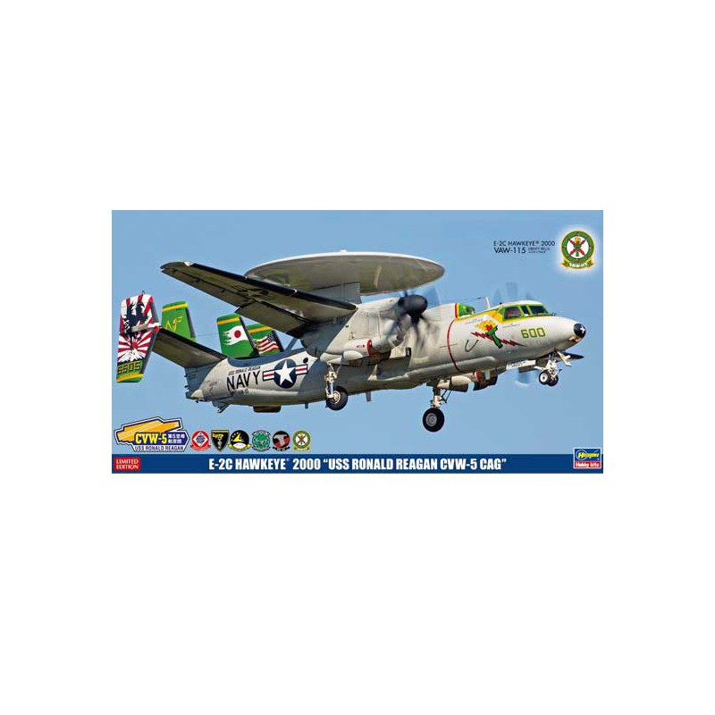 Plastic plane model E-2C USS R. Reagan 1/72 | Scientific-MHD