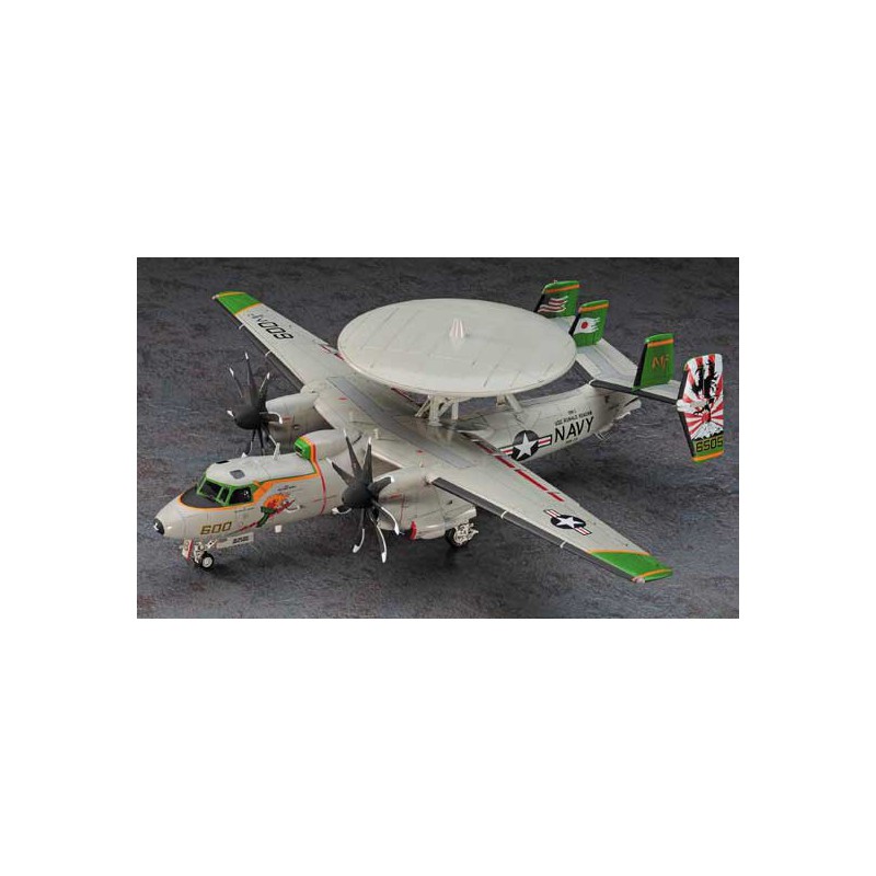 Plastic plane model E-2C USS R. Reagan 1/72 | Scientific-MHD