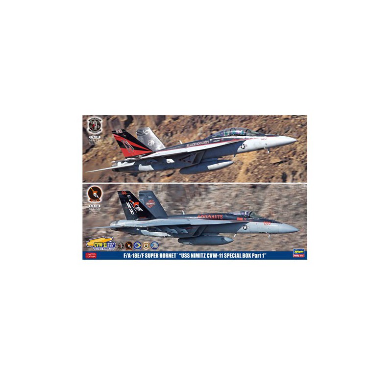 F/A-18E/F Super Hornet ™ plastic plane model “USS Nimitz CVW-11 Box 1 Box 1 | Scientific-MHD