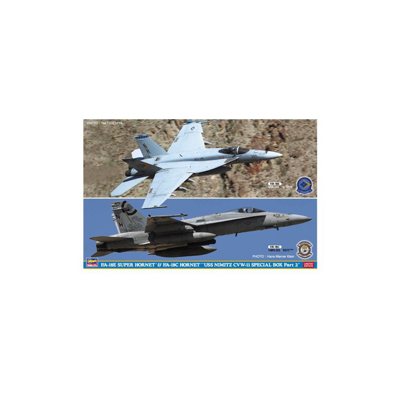 F/A-18E & F/A-18C plastic plane model “USS Nimitz CVW-11 Special Box 2 | Scientific-MHD