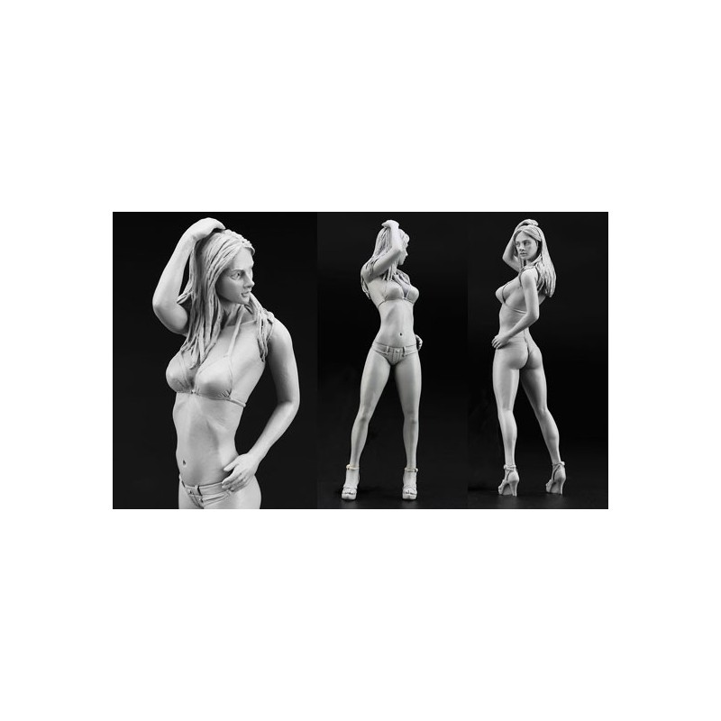 Plastic car model US Cup + 1/24 figurine | Scientific-MHD