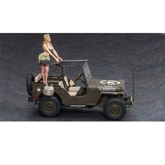 1/4 truck + Blond Girl 1/24 plastic car cover 1/4 truck + Blond Girl 1/24 plastic car cover | Scientific-MHD