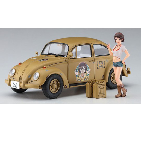 VW Beetle plastic car cover + Egg Girl 1/24 VW Beetle plastic car cover + Egg Girl 1/24 | Scientific-MHD