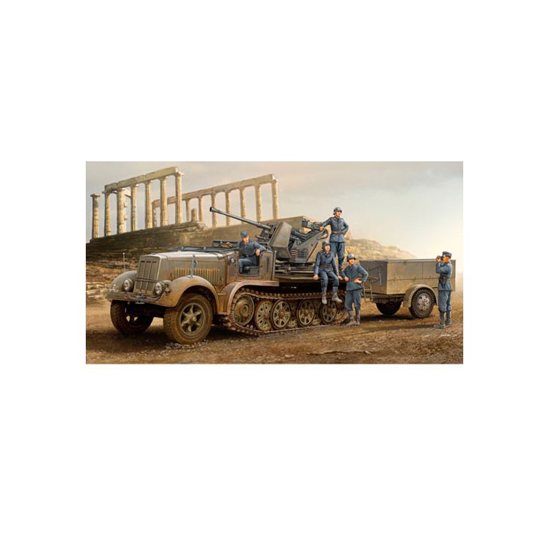 German plastic tank model 3.7cm Flak 37 | Scientific-MHD