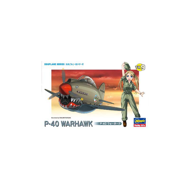 Egg Plane P-40 Warhawk plastic plane model | Scientific-MHD