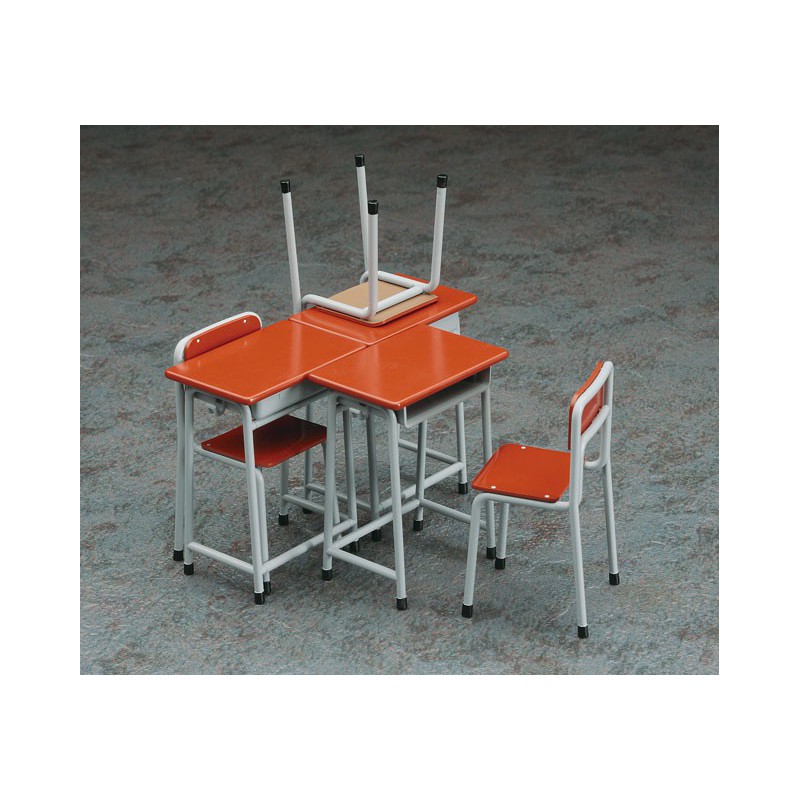 Diorama model mounted and painted tables and school chairs 1/12 | Scientific-MHD Diorama model mounted and painted tables and school chairs 1/12 | Scientific-MHD