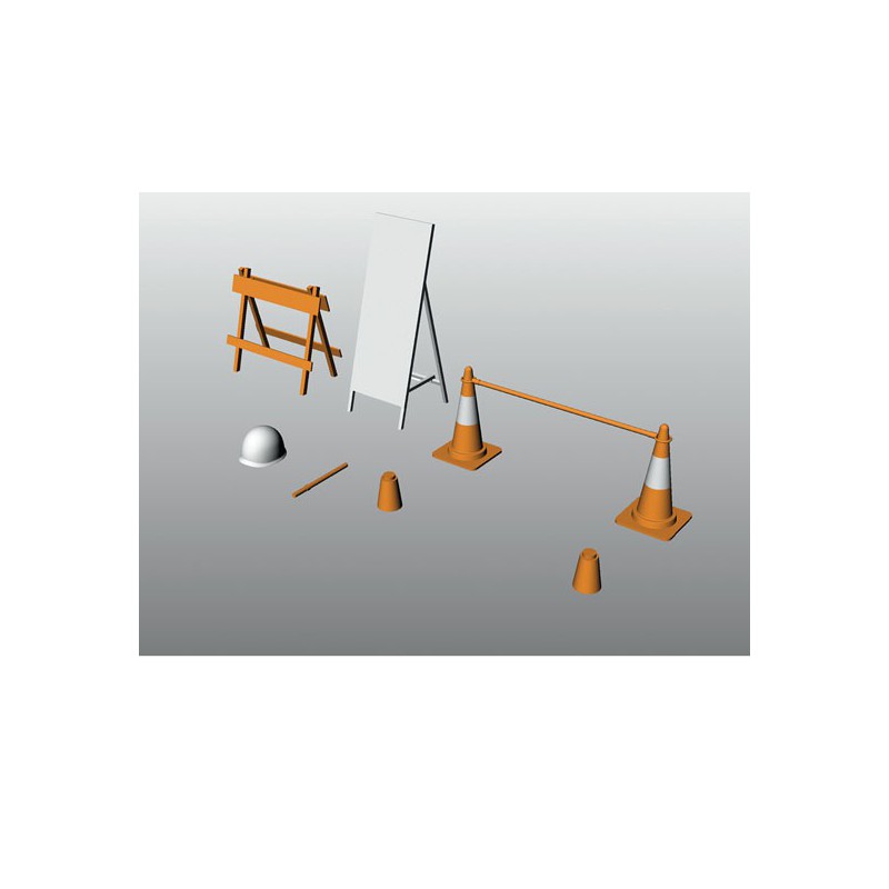 Educational plastic model Security Equipment 1/12 | Scientific-MHD